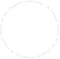 A visual story of an elegant evening. A visual story of an elegant evening.