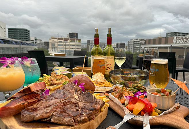 ルーフトップテラスHAWAIIAN BEER GARDEN