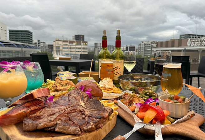 ルーフトップテラスHAWAIIAN BEER GARDEN